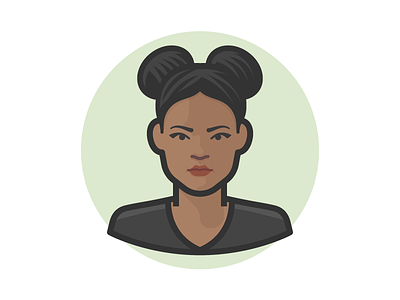 Beautiful Girl avatar face illustration person woman