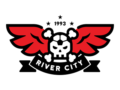 River City 93 Logo football kickers richmond river city soccer us soccer usl usl league one wings