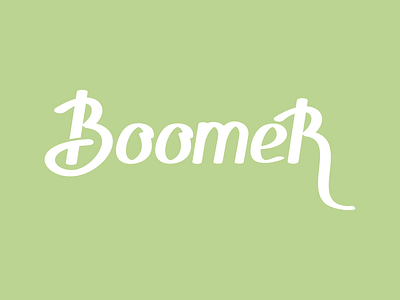 Boomer calligraphy dog dog rescue hand drawn type hand lettering script type typography