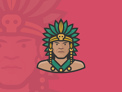 Aztec Nobelman avatar aztec face head dress human man mexican mexico native american people person