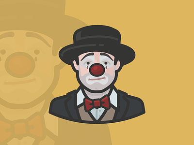 Sad Hobo Clown avatar clown face hobo human people person sad user