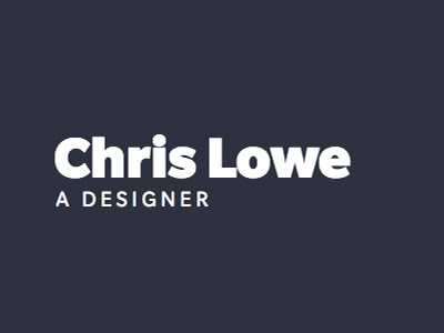 alltimelowe.com redesign typography