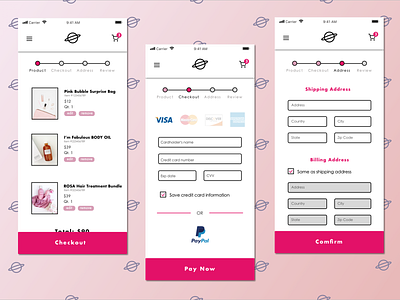 Product Check Out design mobile mobile app ui