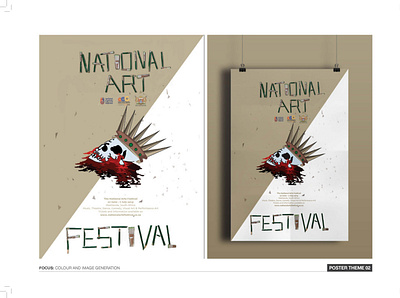 National Art Festival branding design flat graphic design icon illustration illustrator interaction design interactive design logo photography typography ui ux vector