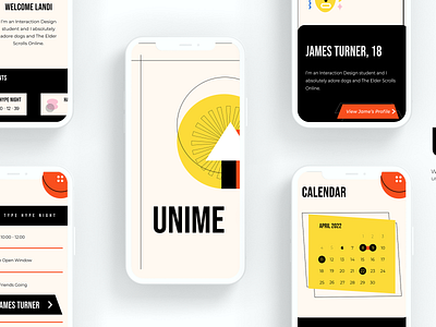 UniMe App app app integration branding design flat gamification hybrid illustration illustrator logo typography ui ux vector