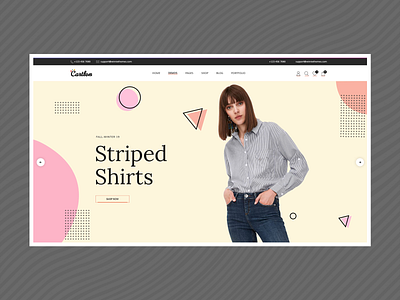 Cartlon Ecommerce Home app design ecommerce layout minimal ui uiux ux web