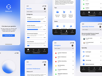 Gene.AI • Find about your genetics | Mobile App
