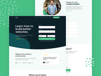 Upcoming HTML Template - E-Learning Landing