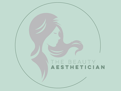 The Beauty Aesthetician brand icon illustration logo vector