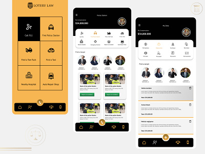 Law Firm - ux/ui Mobile App