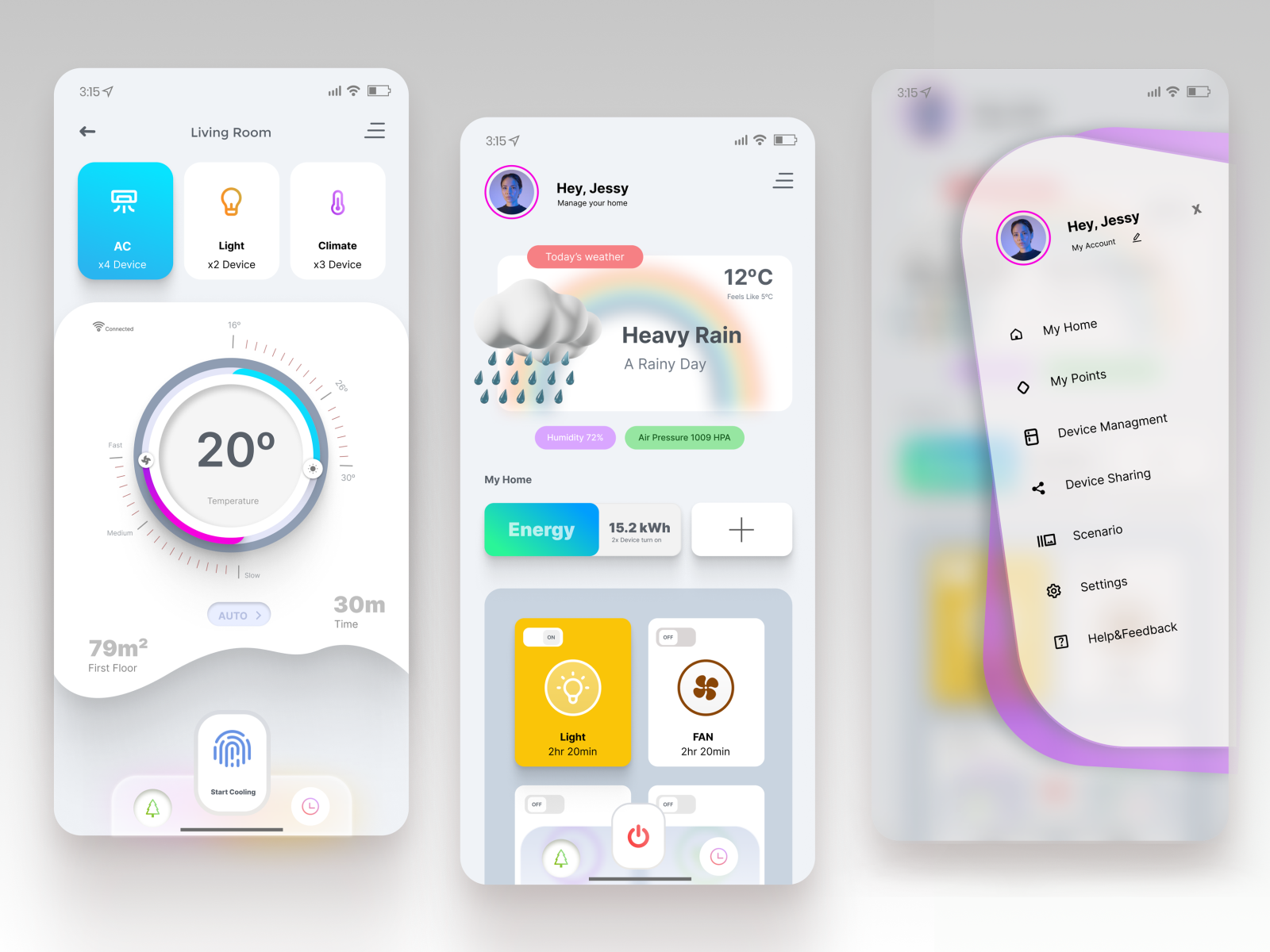 Home Appliance Mobile App UX/UI by Shahbaz on Dribbble