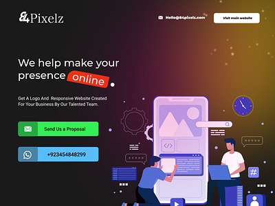 Landing page