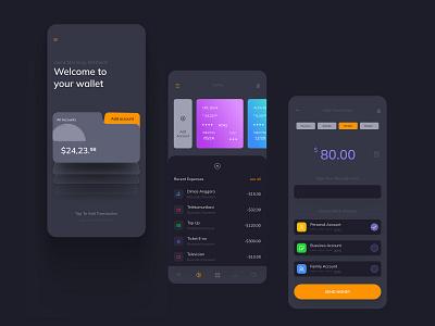 UXUI Design for Wallet Mobile App