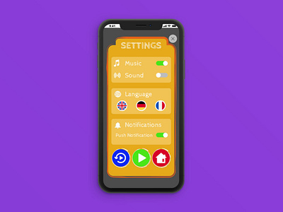 DailyUI #007 Settings Page