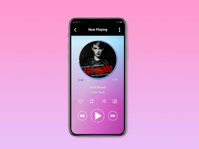 DailyUI #009 Music Player adobe adobe photoshop dailyui graphic design phone mockup photoshop uidesign uxdesign