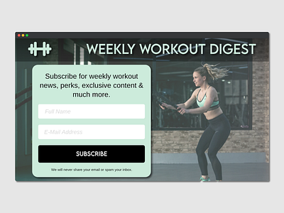 DailyUI 026 Subscribe