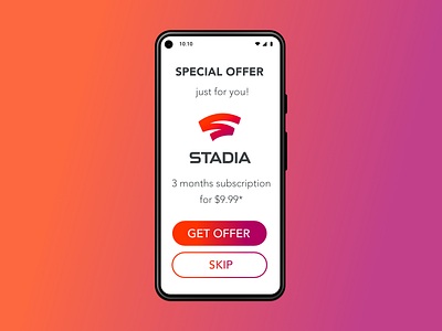 DailyUI 036 Special Offer