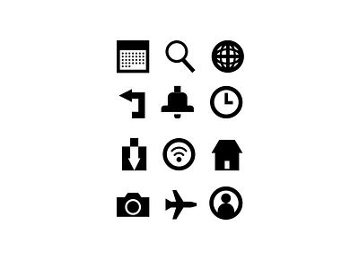 DailyUI 055 Icon Set