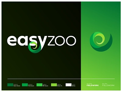 easyzoo -branding animal logo branding camelion flat design redesign reptile