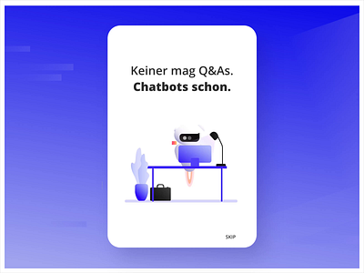 Chatbots are always friendly. ai animation flatdesign illustraion ki tech