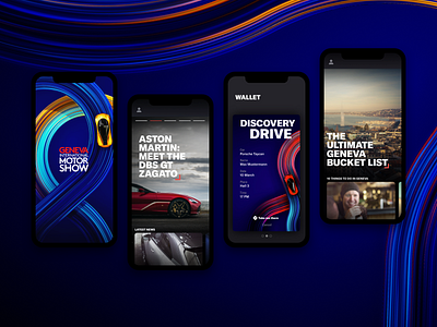 Geneva International Motor Show - Appstore Screens