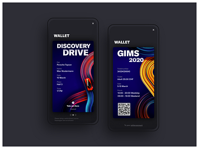 GIMS Tickets abstract app art car design flatdesign illustraion minimal ui ux vector web webdesign