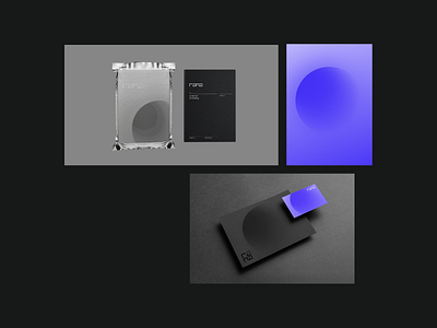 Rama - Branding & Art Direction 01 aesthetic blue blur brand branding clean colour design discovery graphic illustration logo metalic minimal packaging space tech typography vector visual identity
