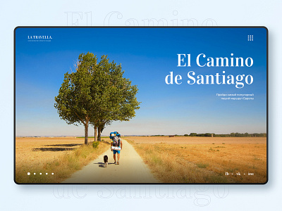 El Camino website elcamino promo spain travel wdi webdesign website