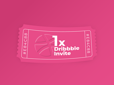 Dribbble Invite Giveaway design dribbble invite flat illustration illustrator invite invite giveaway minimal ui vector web
