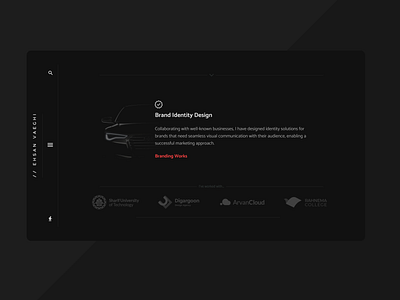 Pesonal Website UI Design