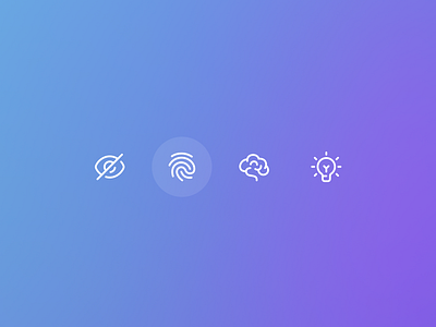 Intelligent Security Icons app branding design experience flat icon icons interface logo minimal ui user ux