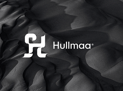 H Logo "Hullmaa" app branding design graphic design graphiste icon identity illustration logo logo h typography ui ux vector visual