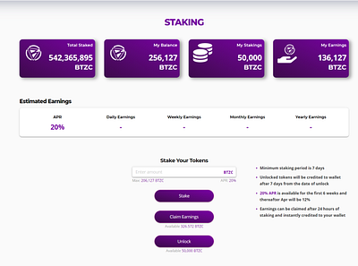 staking