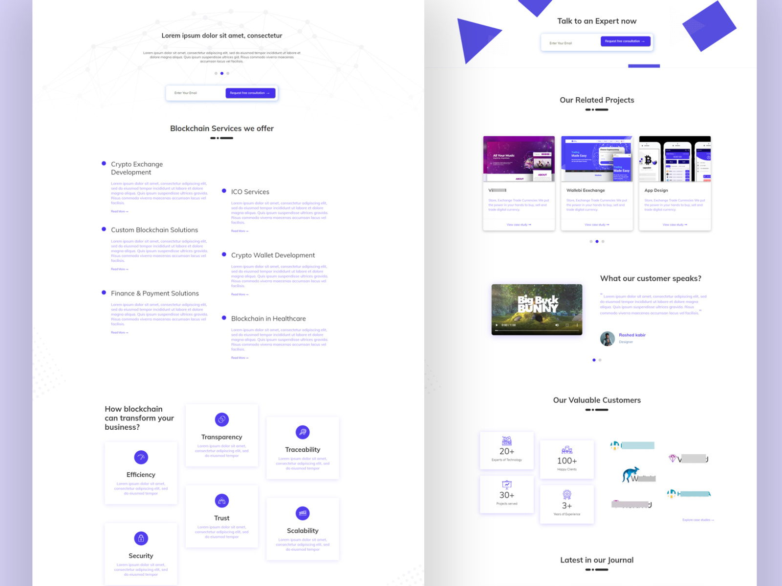 landing page by Anshuka Singh on Dribbble