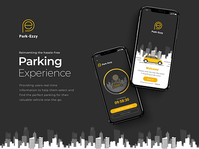 Parking Mobile Application ios application mobile app park eazzy park ezzy parking parking app product design