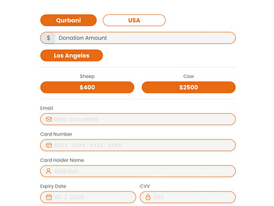 Donation Landing Page Design adobe landing page layout photoshop sketch ui ui design ux wireframe xd