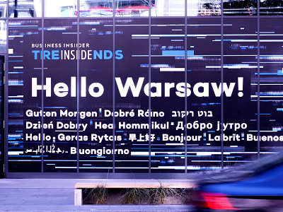 Business Insider Inside Trends 2018 branding conference entrance