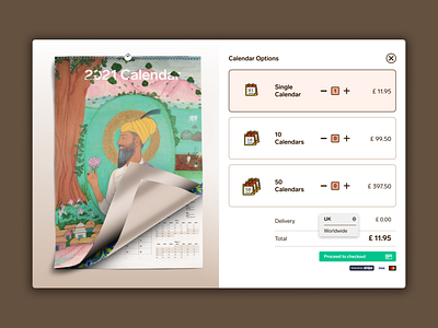 Mahala9 2021 calendar design ordering sikh stripe website