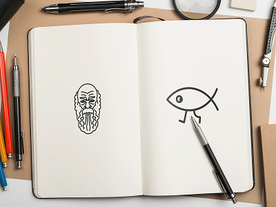 darwin brand design brand identity branding branding design design logo sketchbook