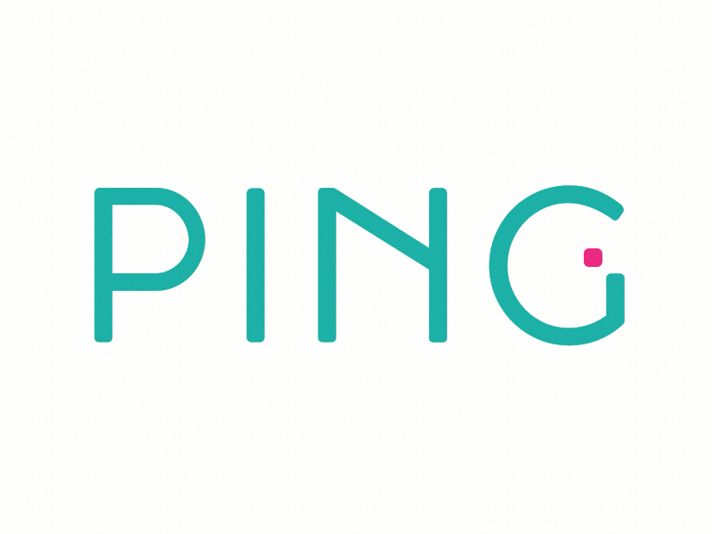 Thirty Logos #4 - Ping [Animated] 4 app branding challenge gif identity logo logo design logos messaging ping thirty logos