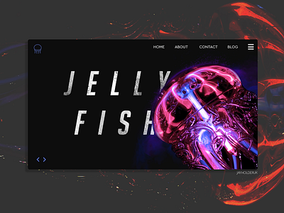 Jellyfish UI Design design jayholderuk jellyfish lansing page ui ui design ux web design