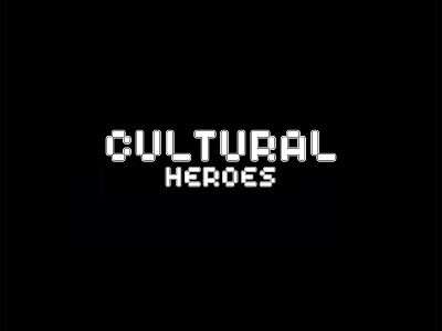 Cultural Heroes Brand Identity branding design illustrator logo typography