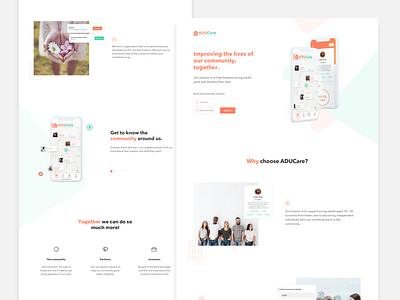 ADUCare Landing Page