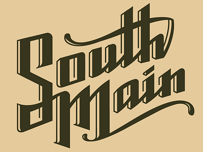 South Main Campaign Identity branding downtown font design memphis