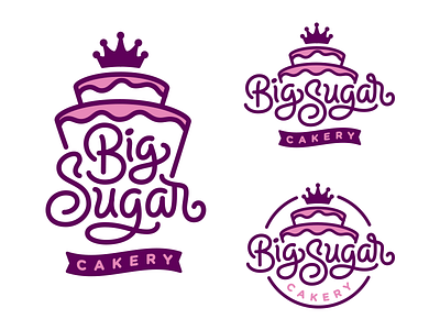 Big Sugar baking branding custom type