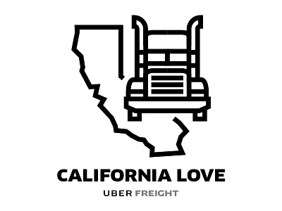 California Love california freight semi truck truck uber