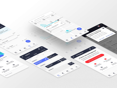 Wireframes — Festival App Concept app design festival mobile uxui wireframes