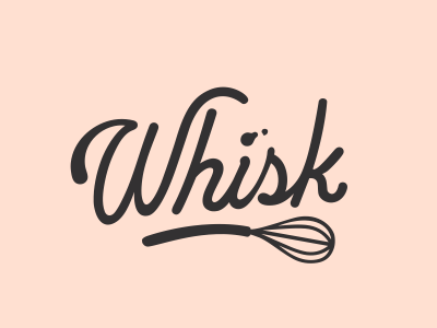 Whisk - Desserts & Cakes branding food logo