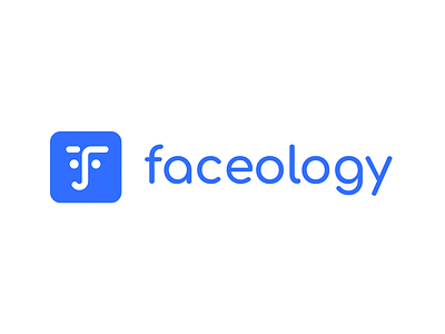 Faceology App logotype abstract branding bright concept logo logotype