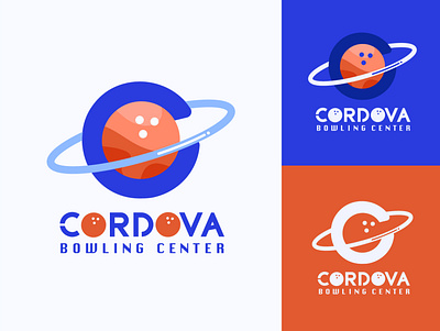 Cordova Bowling Center Branding bowling brand brand design brand identity branding branding design entertainment icon identity design logo logo design logodesign logotype typography